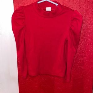 Gap toddler puff long sleeve blouse
